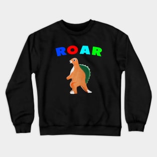Cute Dinosaur Backtoschool Quote colors variation Crewneck Sweatshirt